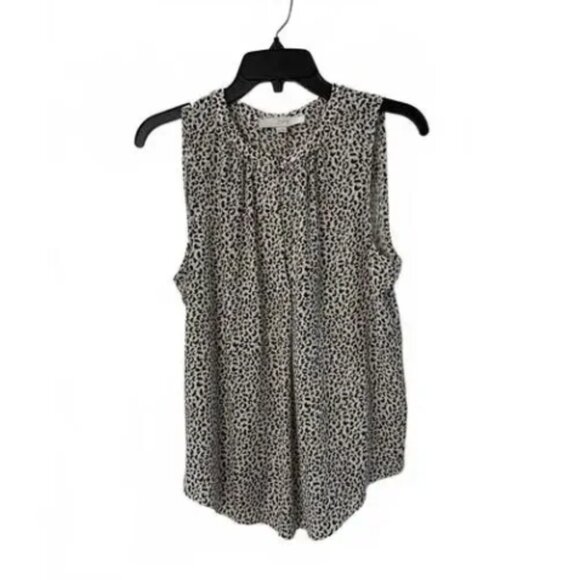 LOFT Tops - LOFT Women’s Sleeveless Leopard Print Top, size small
